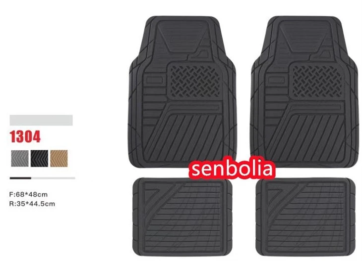 PVC Universal Car Mats 5 PCS / SET